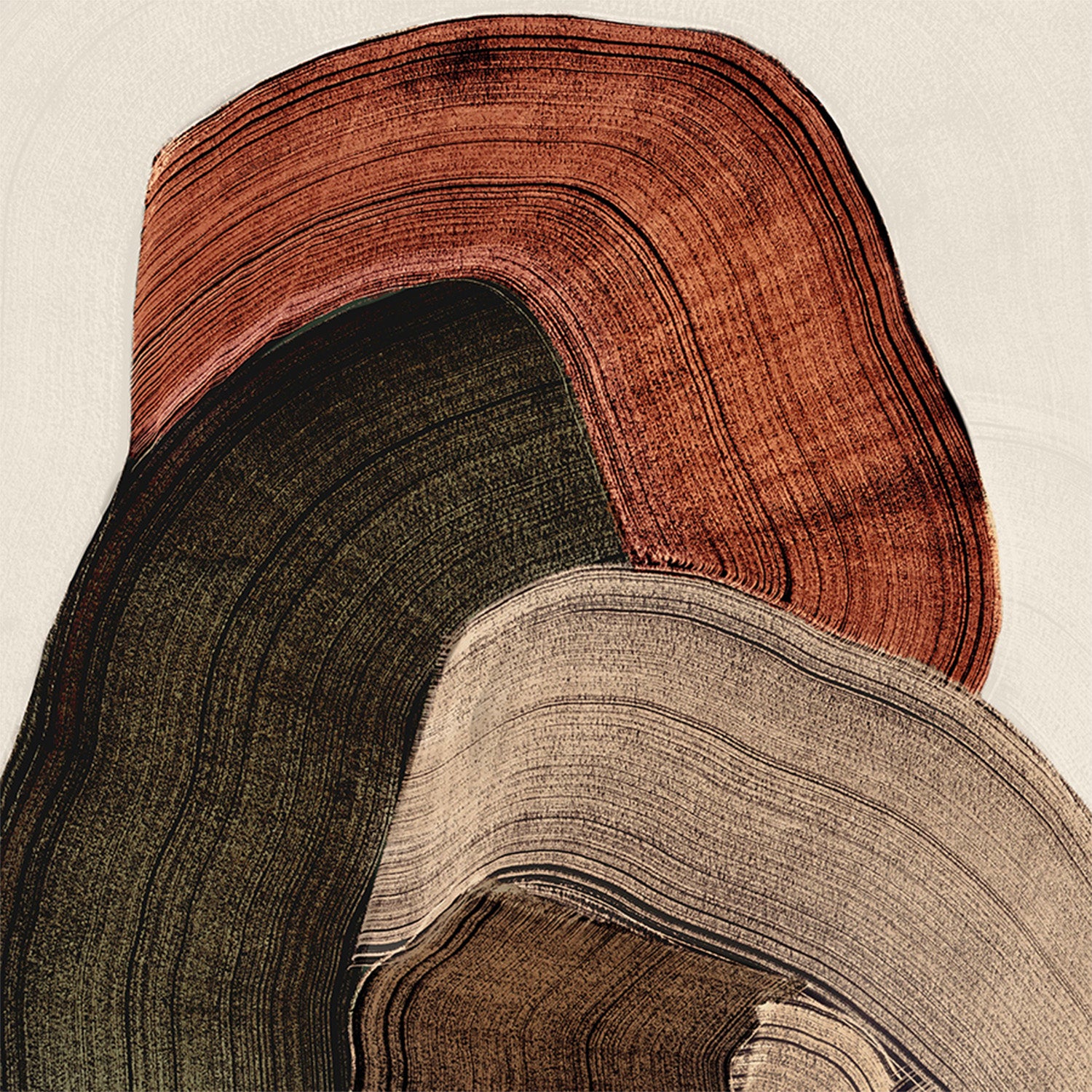 wall-art-print-canvas-poster-framed-Folded Earth, Style A-1