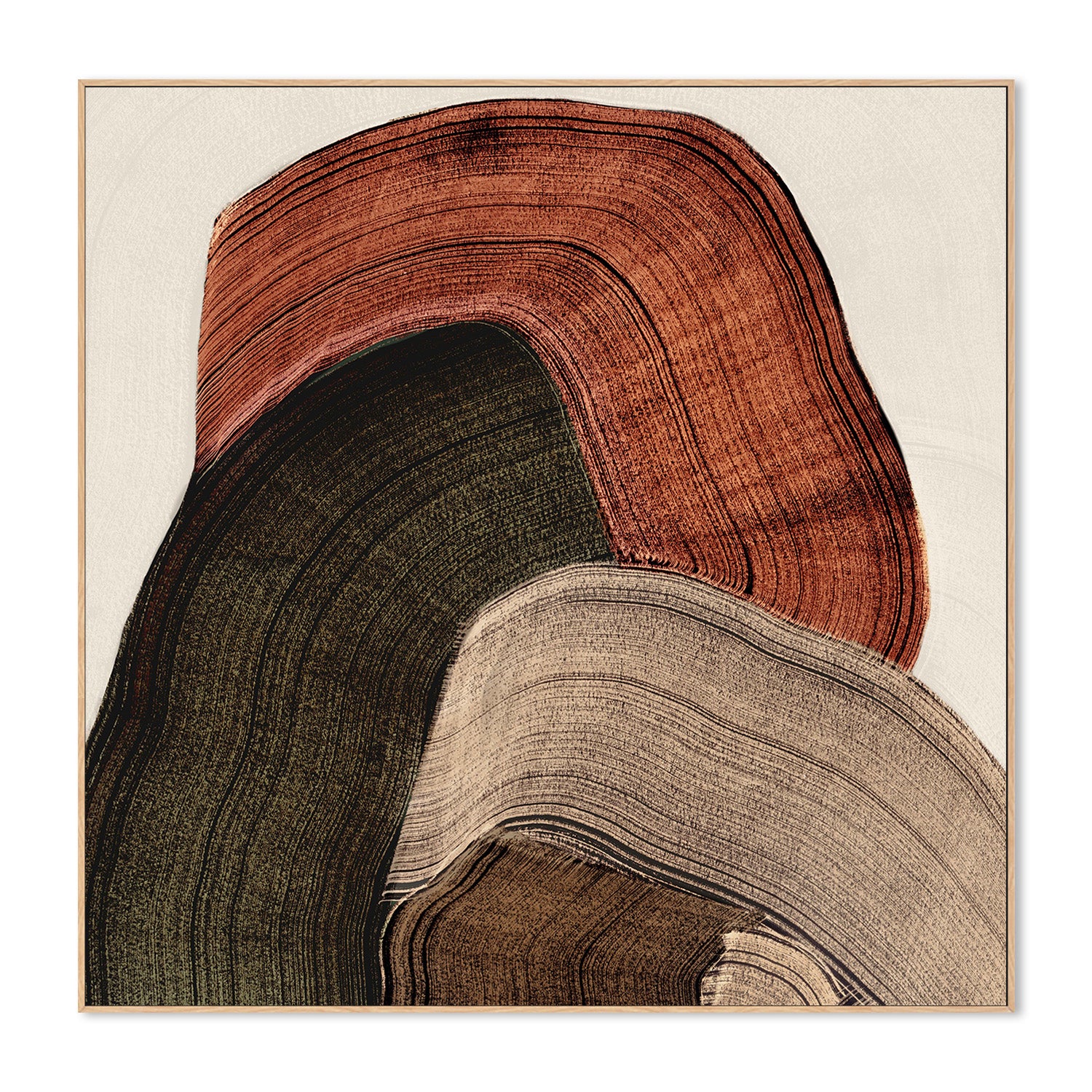 wall-art-print-canvas-poster-framed-Folded Earth, Style A-4
