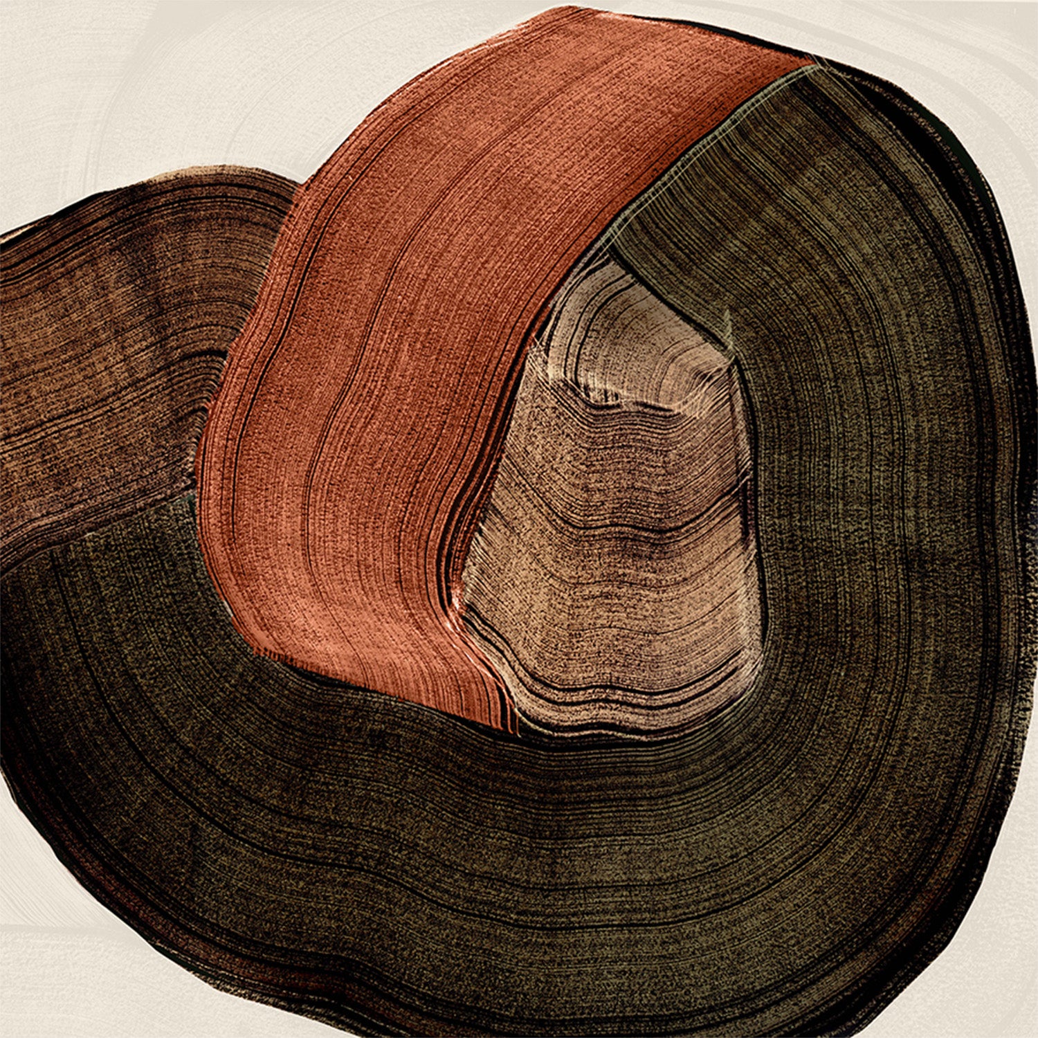 wall-art-print-canvas-poster-framed-Folded Earth, Style B-1