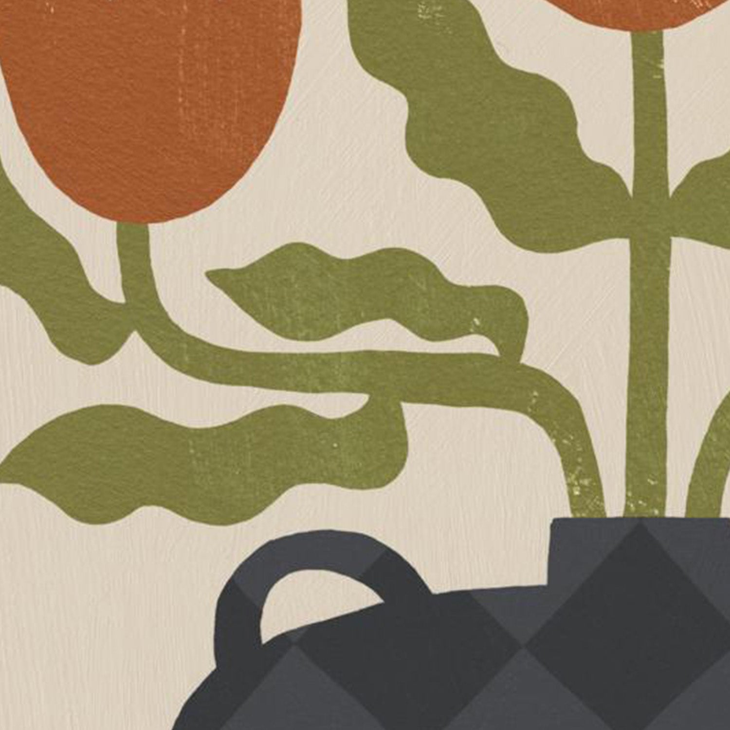wall-art-print-canvas-poster-framed-Folk Floral, Style A-10