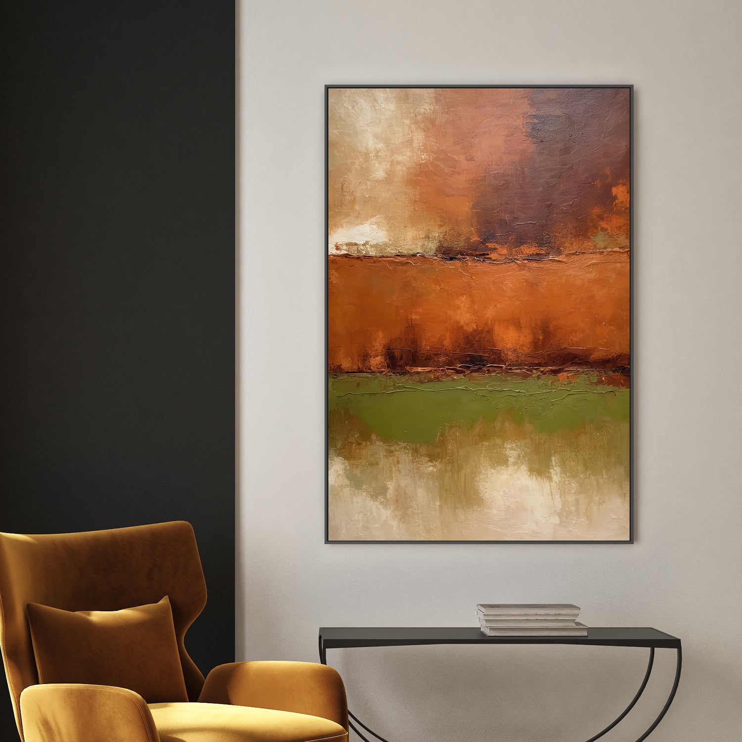 wall-art-print-canvas-poster-framed-forest and flame-7
