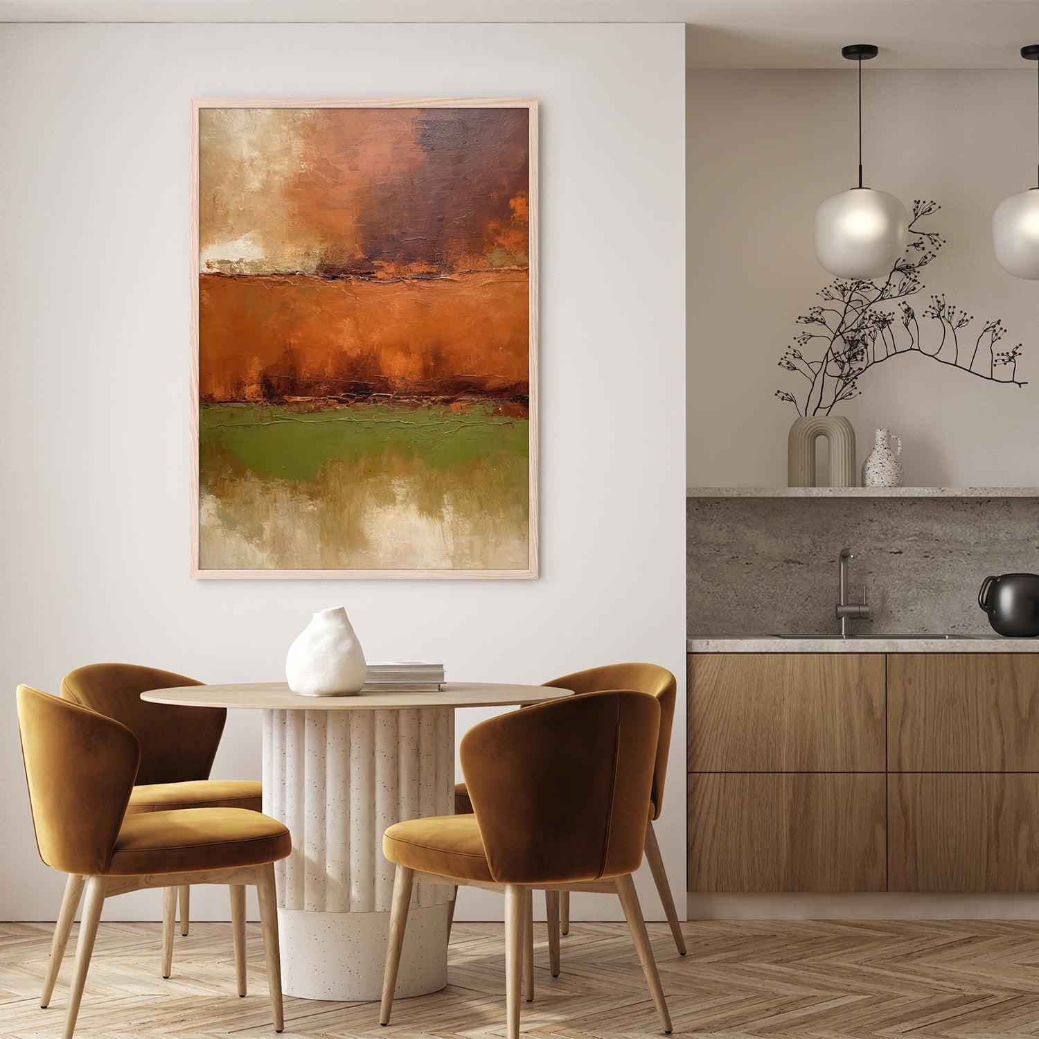 wall-art-print-canvas-poster-framed-forest and flame-9