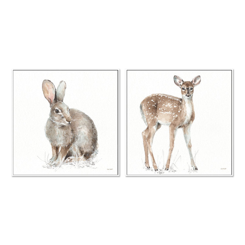 wall-art-print-canvas-poster-framed-Forest Friends, Style B & D, Set Of 2 , By Lisa Audit-GIOIA-WALL-ART
