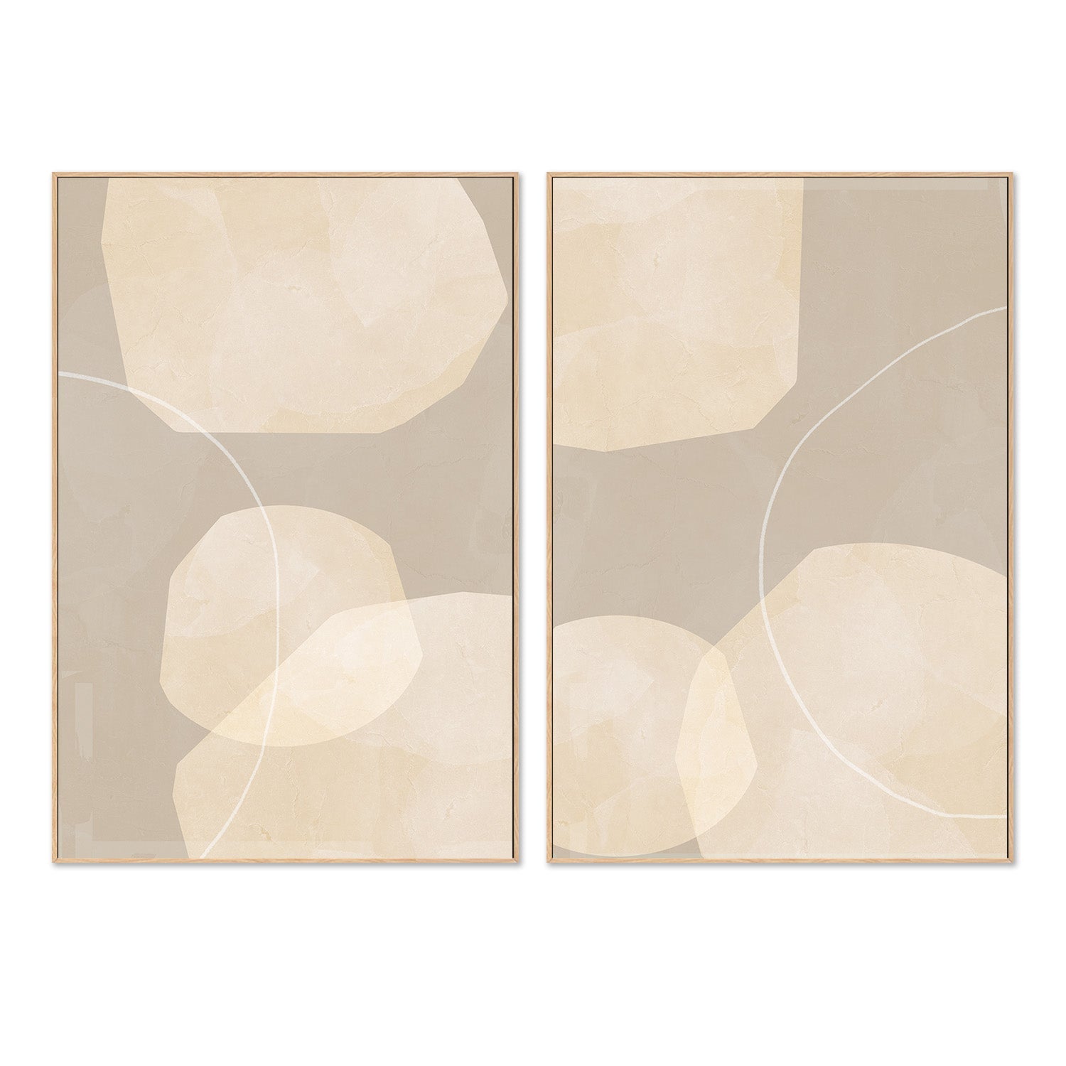 wall-art-print-canvas-poster-framed-Form, Style A & B, Set Of 2 , By Aoibhne Hogan-4