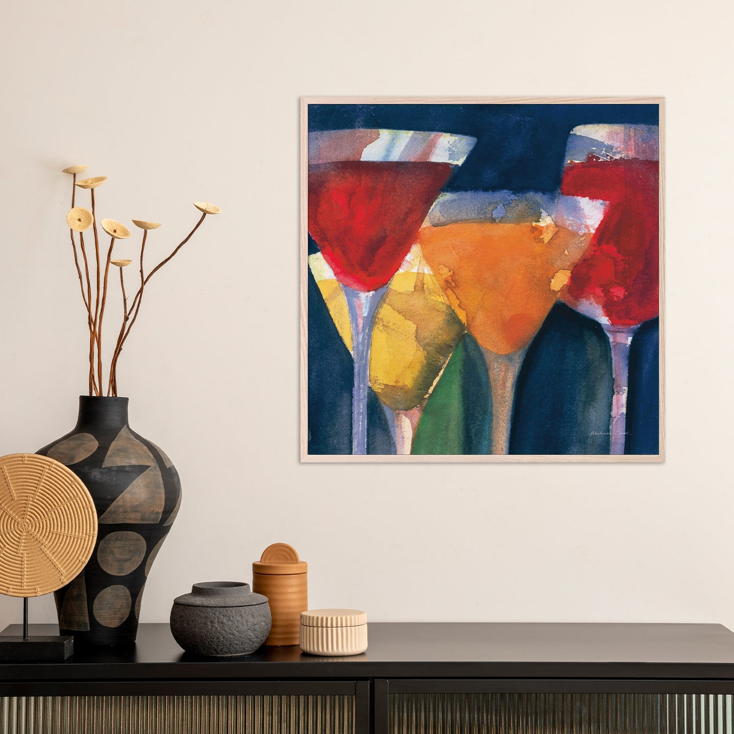 wall-art-print-canvas-poster-framed-Four Mixed Drinks-8