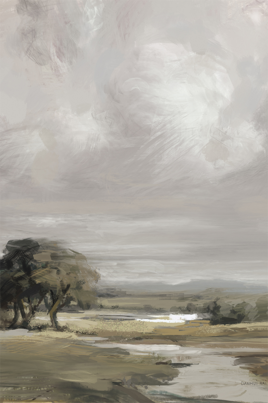 wall-art-print-canvas-poster-framed-French Countryside , By Danhui Nai-1