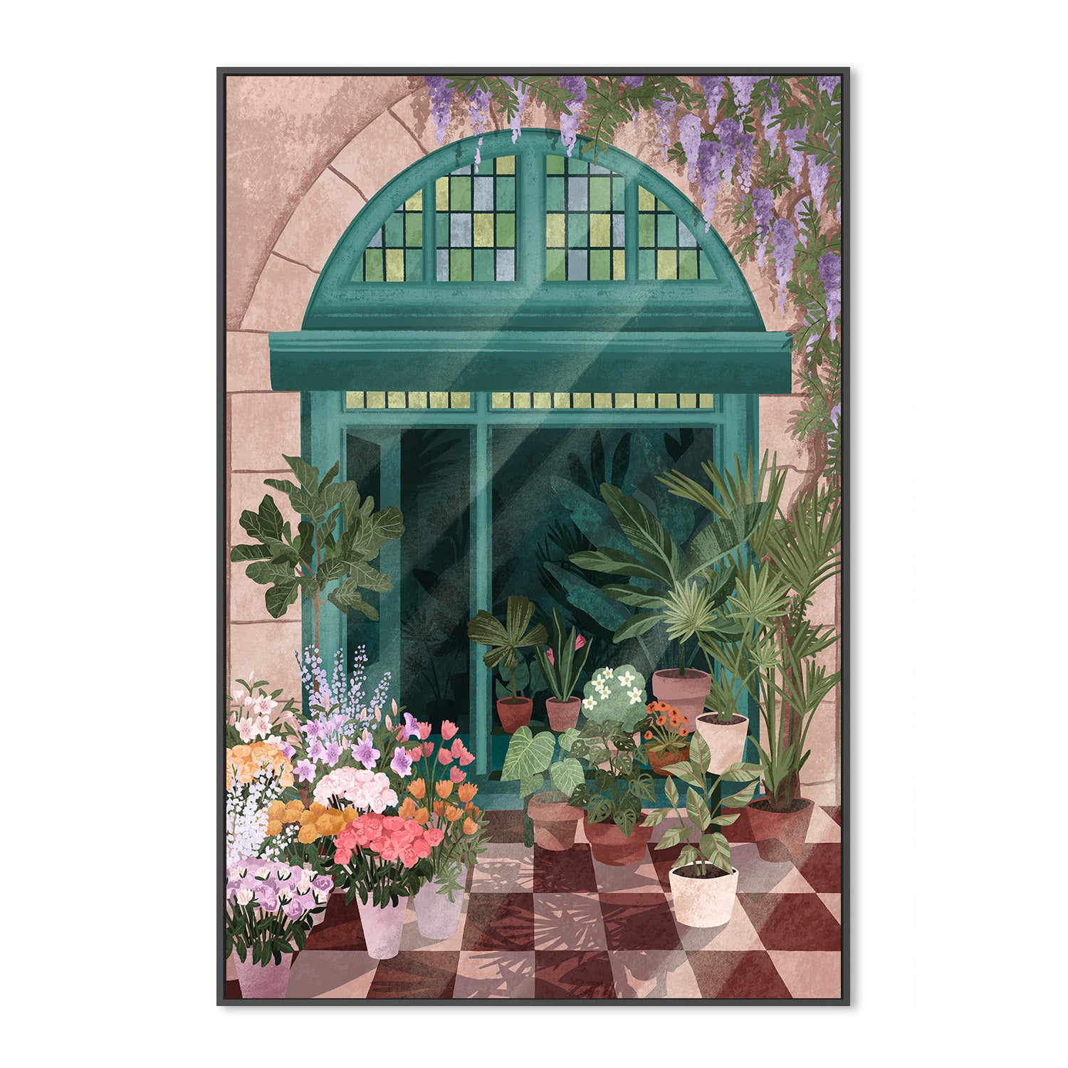 wall-art-print-canvas-poster-framed-French Flowershop-3