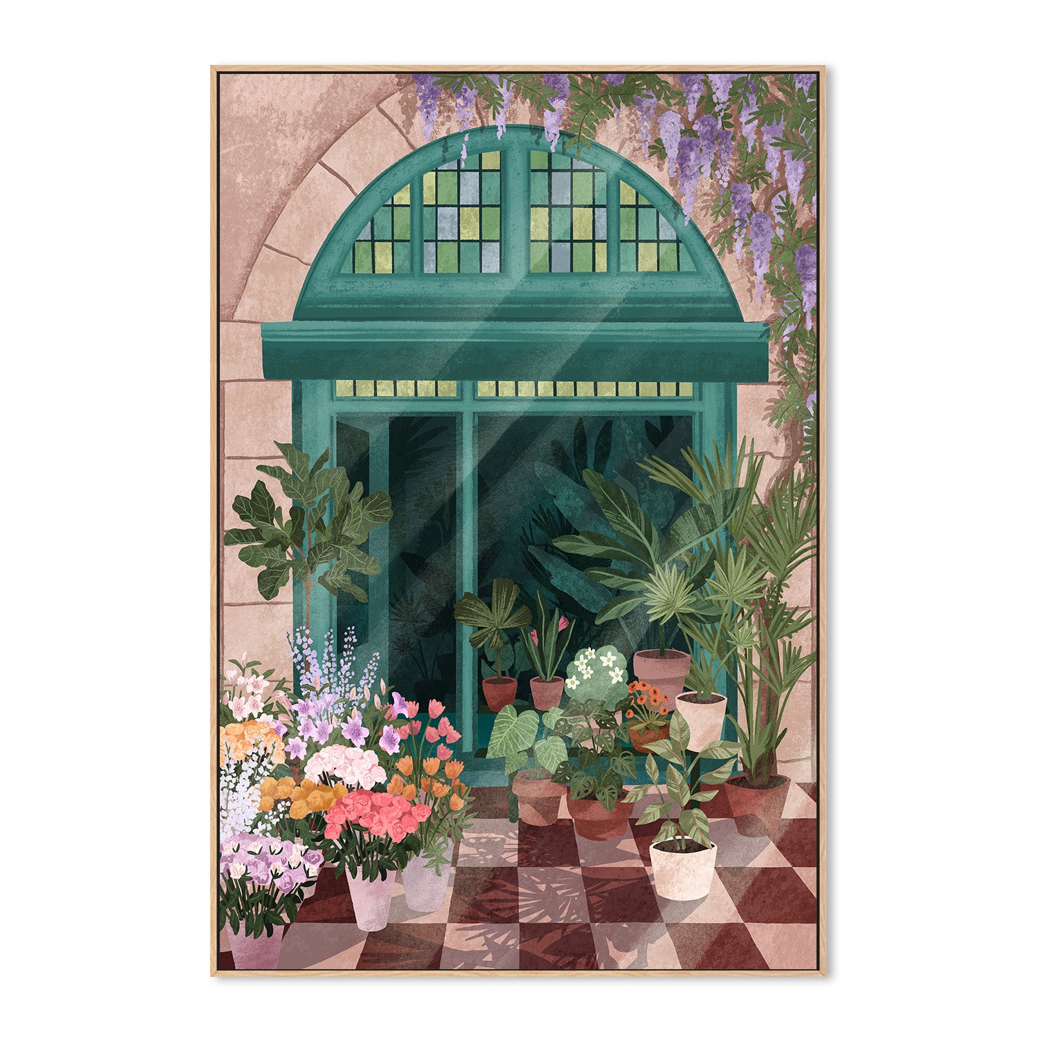 wall-art-print-canvas-poster-framed-French Flowershop-4