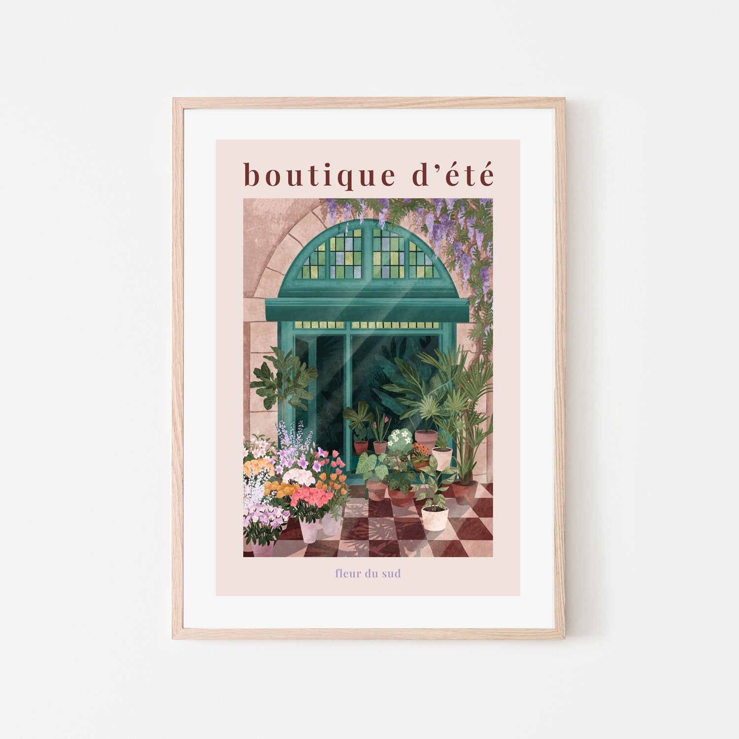 wall-art-print-canvas-poster-framed-French Flowershop Poster-6
