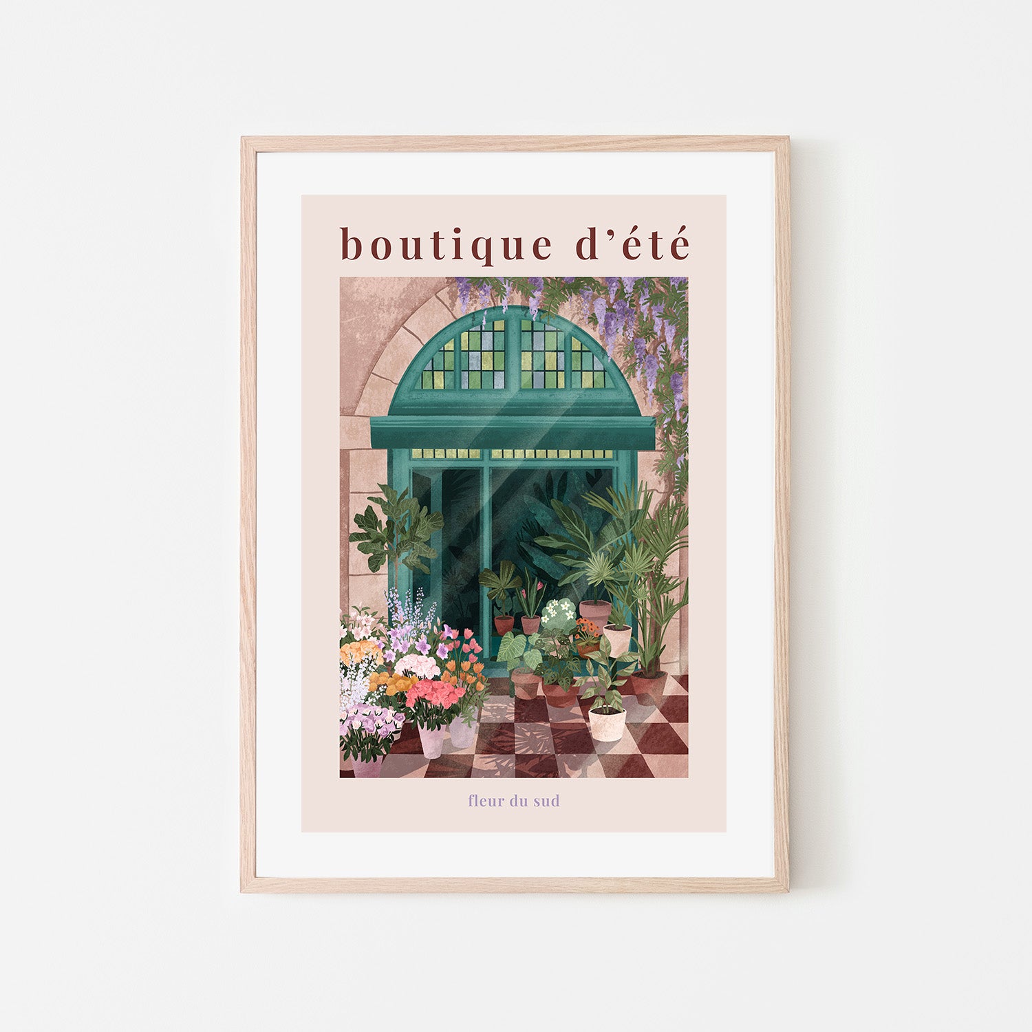 wall-art-print-canvas-poster-framed-French Flowershop Poster-6