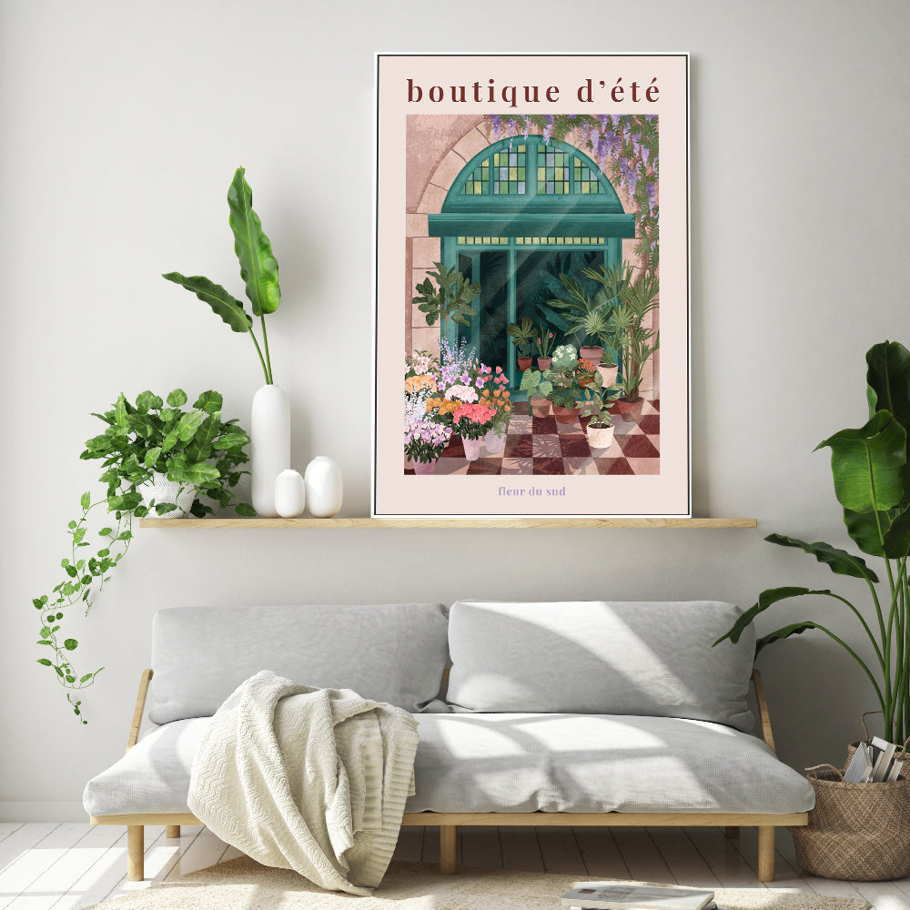 wall-art-print-canvas-poster-framed-French Flowershop Poster-7