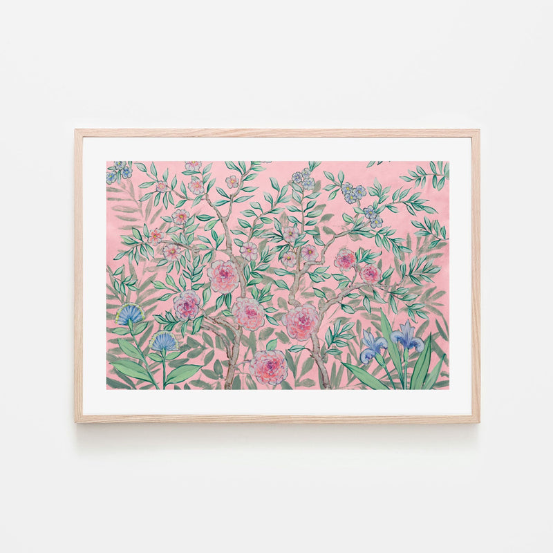 wall-art-print-canvas-poster-framed-French Garden Pink , By Julia Purinton-6
