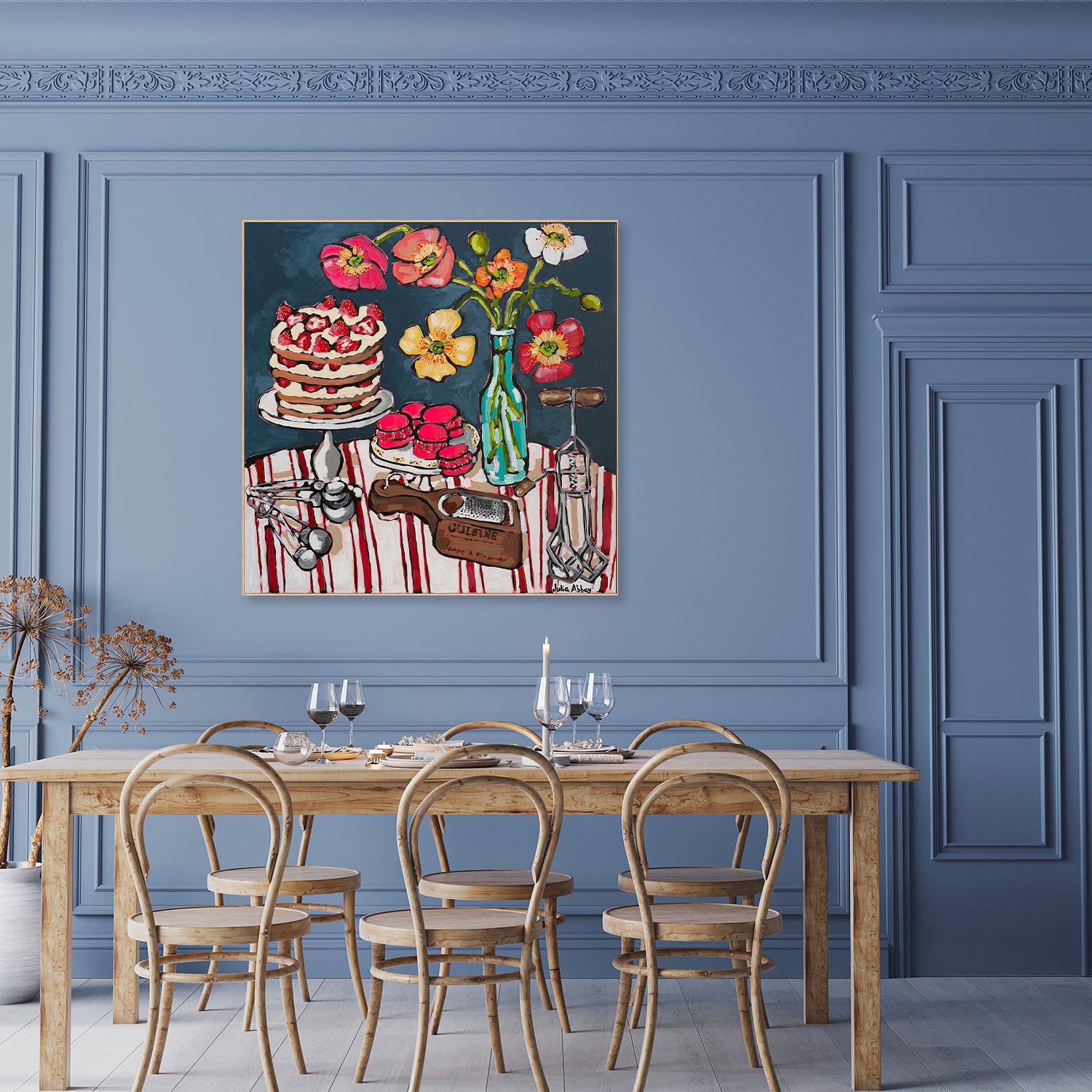 wall-art-print-canvas-poster-framed-French Macarons , By Julia Abbey-7