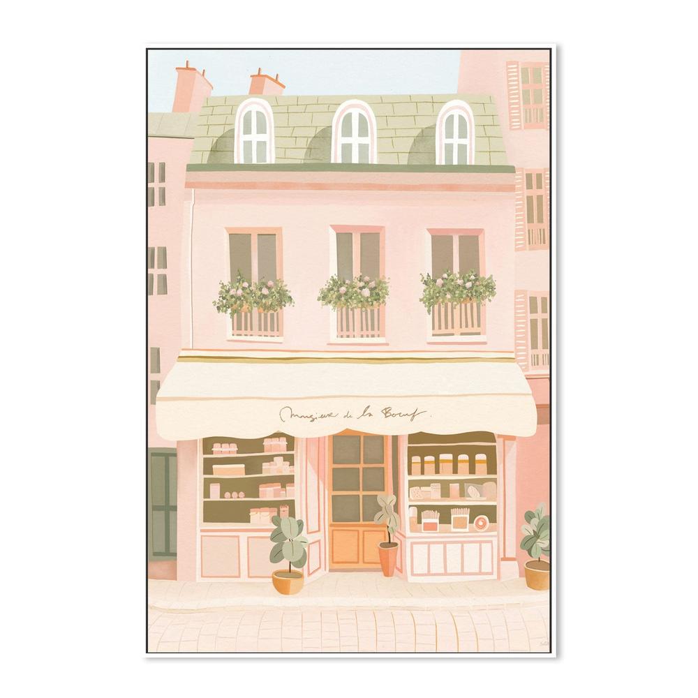 wall-art-print-canvas-poster-framed-French Market , By Leah Straatsma-5
