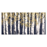 wall-art-print-canvas-poster-framed-Fresh Forest Indigo Gold, Style A-by-James Wiens-Gioia Wall Art