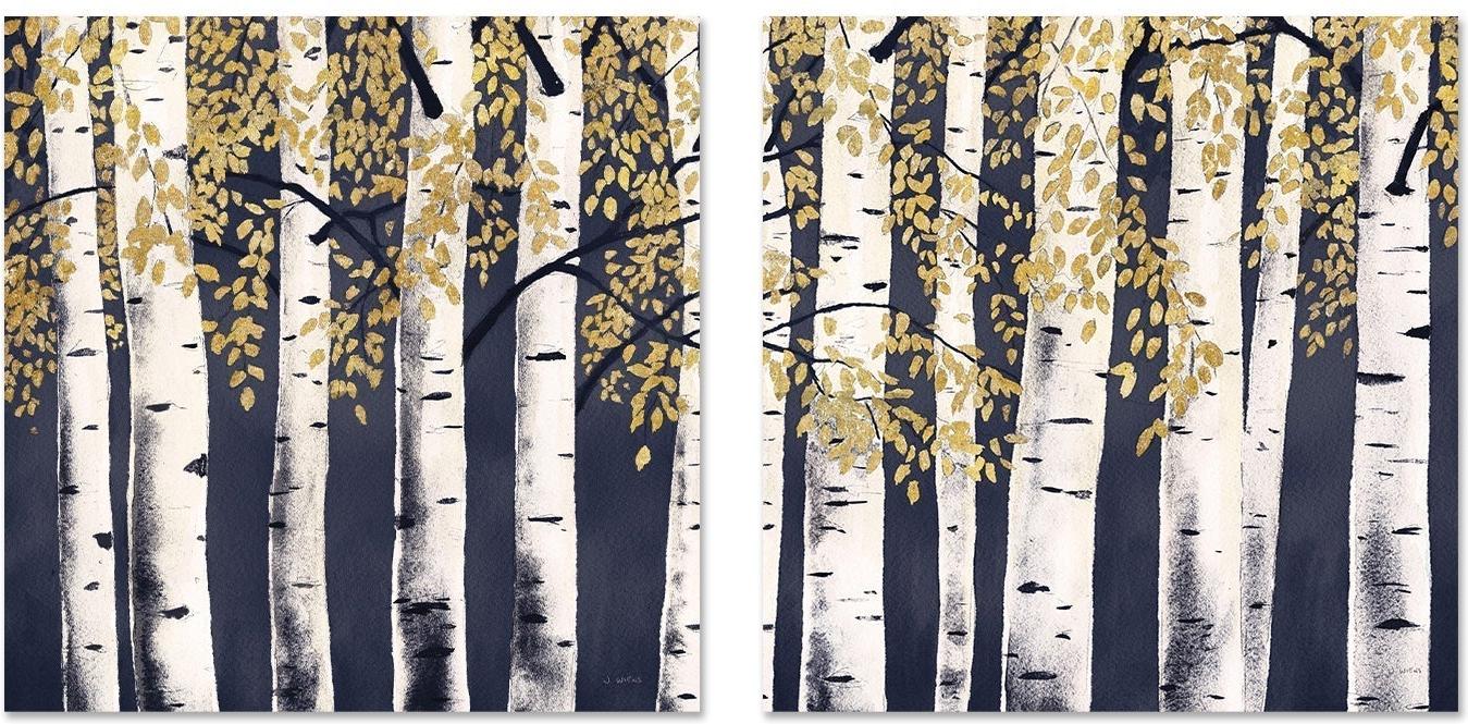 wall-art-print-canvas-poster-framed-Fresh Forest, Set of 2-by-James Wiens-Gioia Wall Art