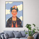 wall-art-print-canvas-poster-framed-Frida , By Gigi Rosado-GIOIA-WALL-ART
