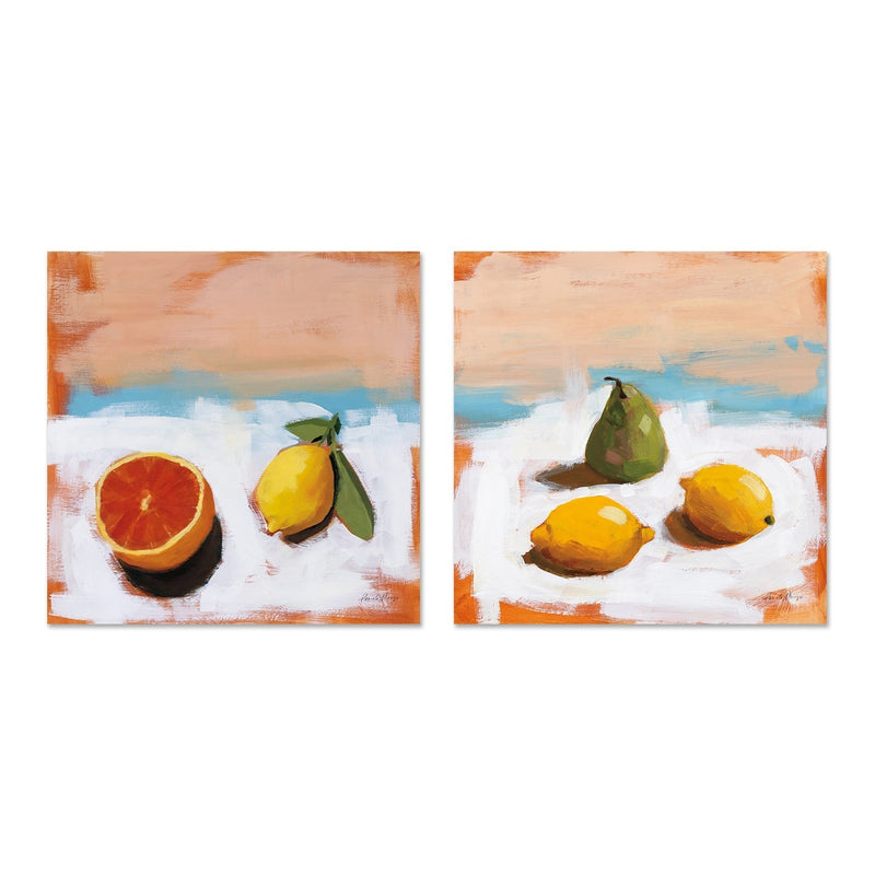 wall-art-print-canvas-poster-framed-Fruit and Cheer, Set of 2-by-Pamela Munger-Gioia Wall Art