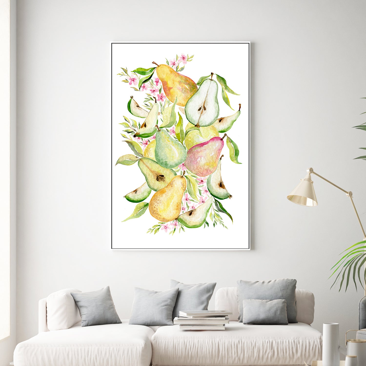 wall-art-print-canvas-poster-framed-Fruit collection - Pears-2