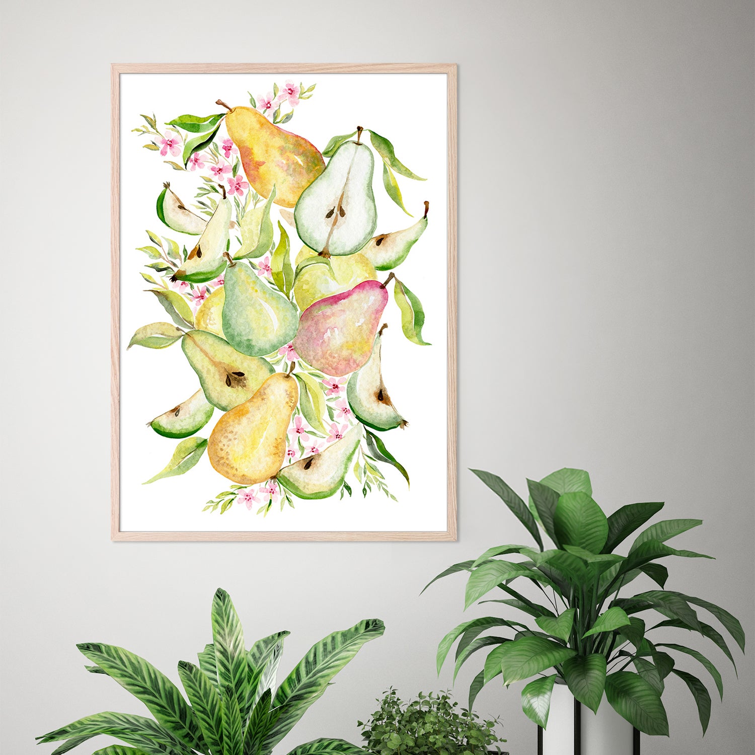 wall-art-print-canvas-poster-framed-Fruit collection - Pears-8