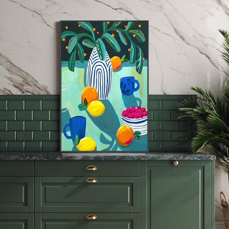 wall-art-print-canvas-poster-framed-Fruit Fete , By Kelly Angelovic-2