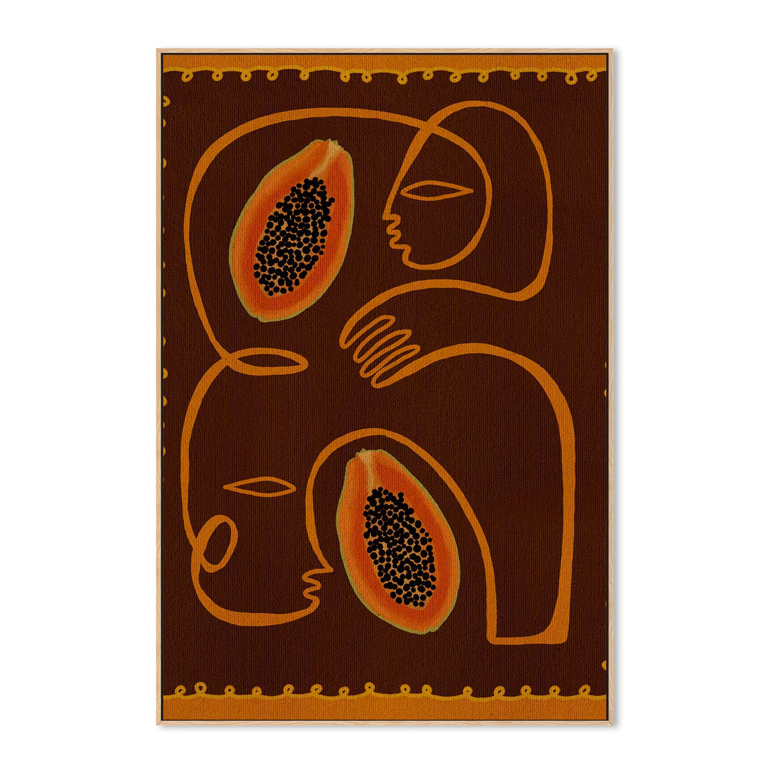 wall-art-print-canvas-poster-framed-Fruit Fiesta, Style D-5