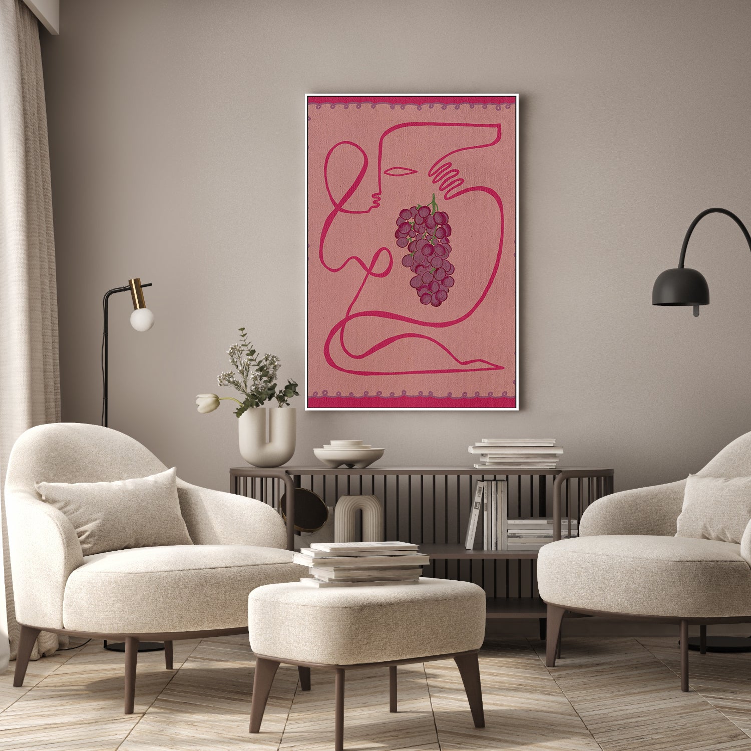 wall-art-print-canvas-poster-framed-Fruit Fiesta, Style F-8