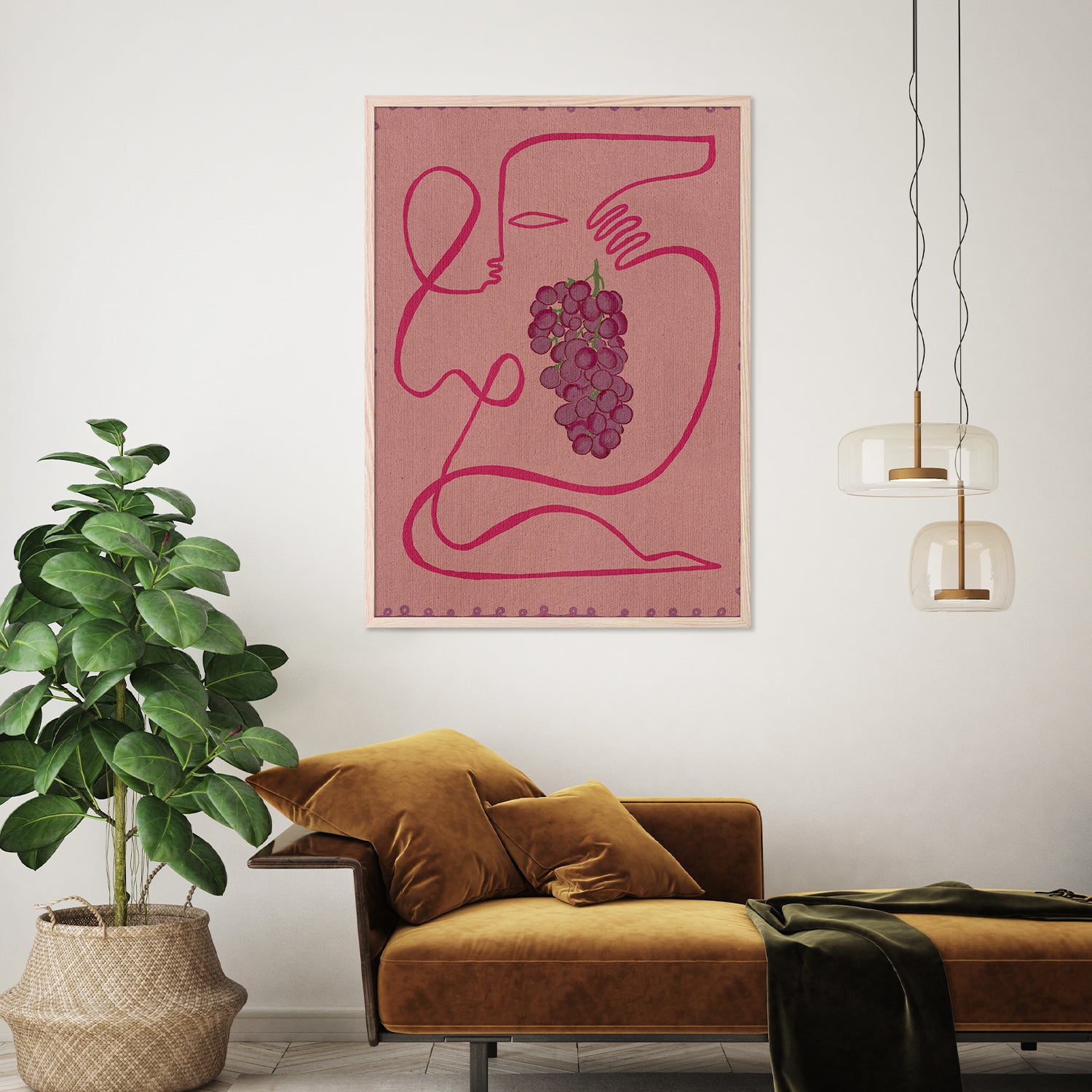 wall-art-print-canvas-poster-framed-Fruit Fiesta, Style F-9