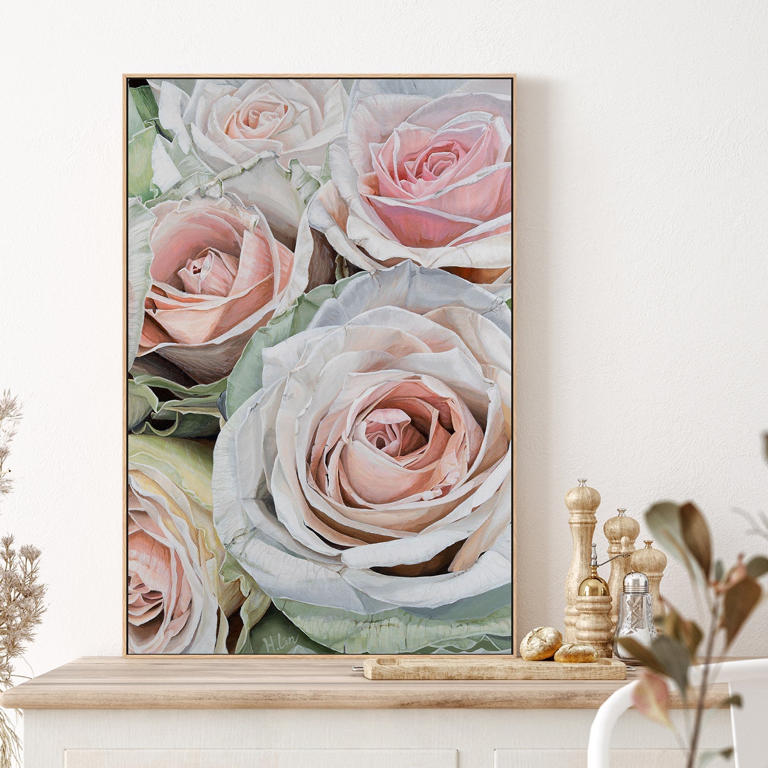 wall-art-print-canvas-poster-framed-Frutteto Roses , By Hsin Lin-2