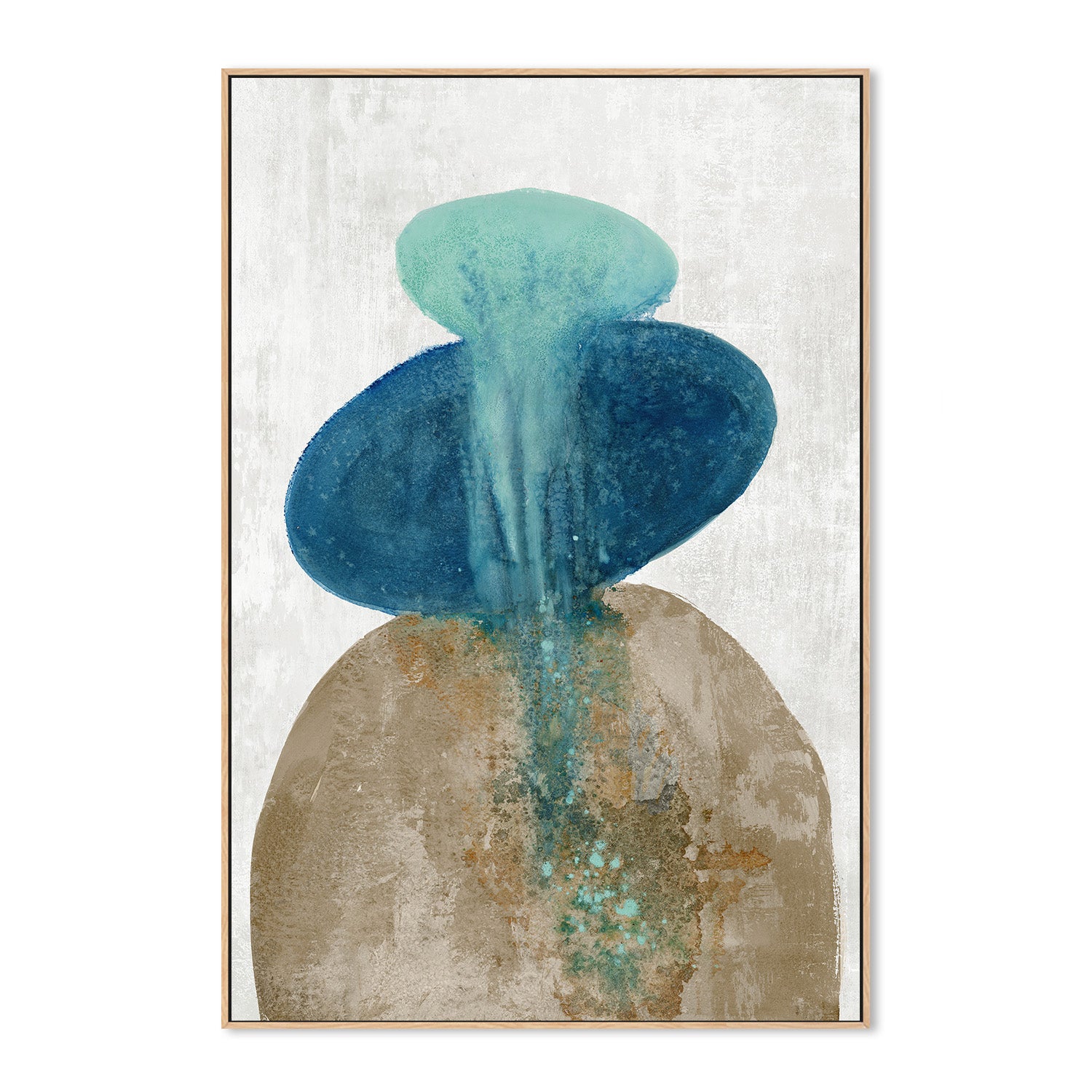 wall-art-print-canvas-poster-framed-Galaxy of Blue , By Maya Woods-4