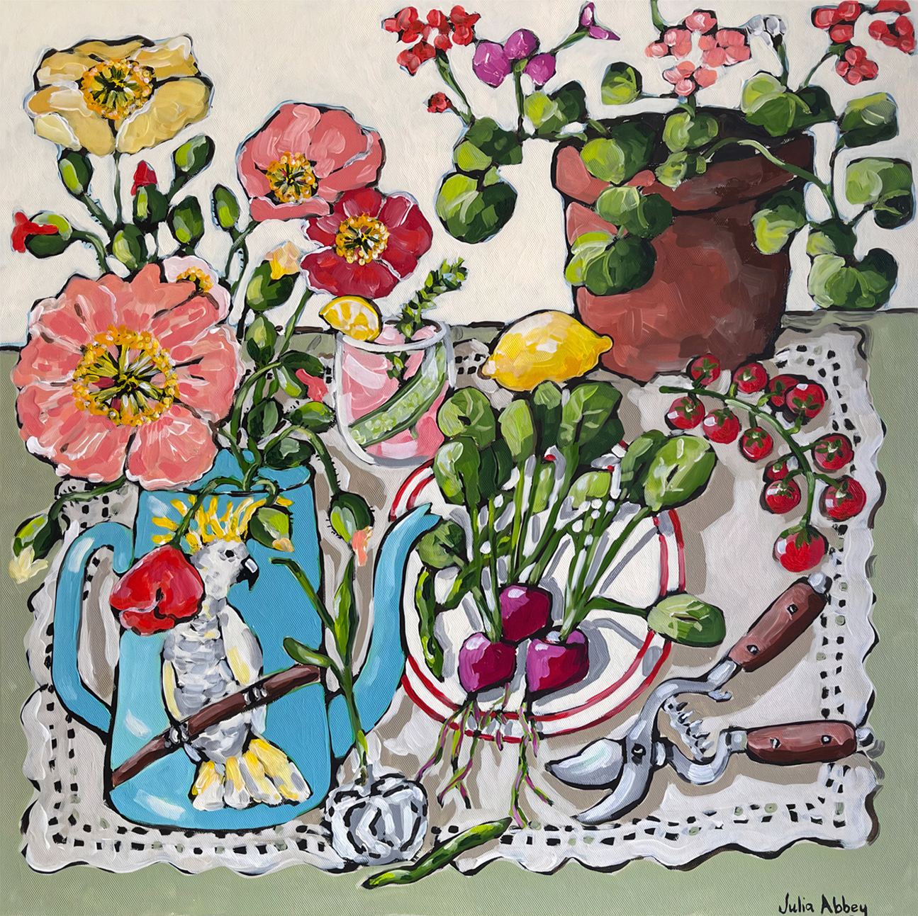 wall-art-print-canvas-poster-framed-Garden Harvest , By Julia Abbey-1