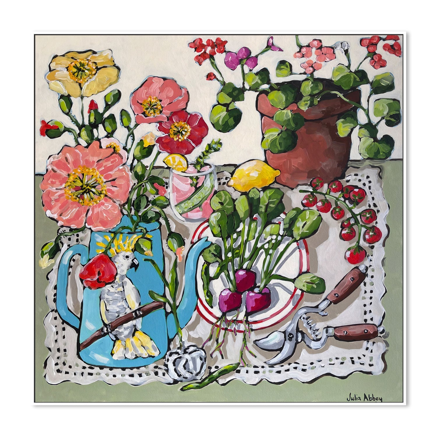 wall-art-print-canvas-poster-framed-Garden Harvest , By Julia Abbey-5