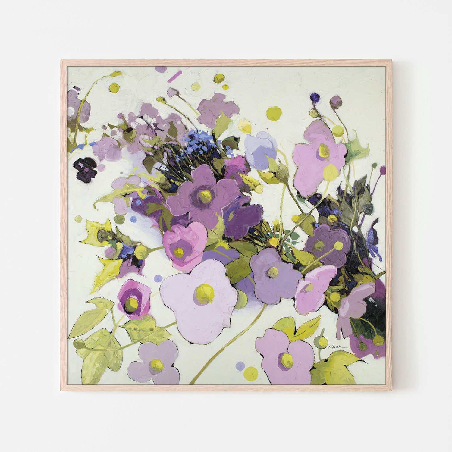 wall-art-print-canvas-poster-framed-Gardening in Mauve-6