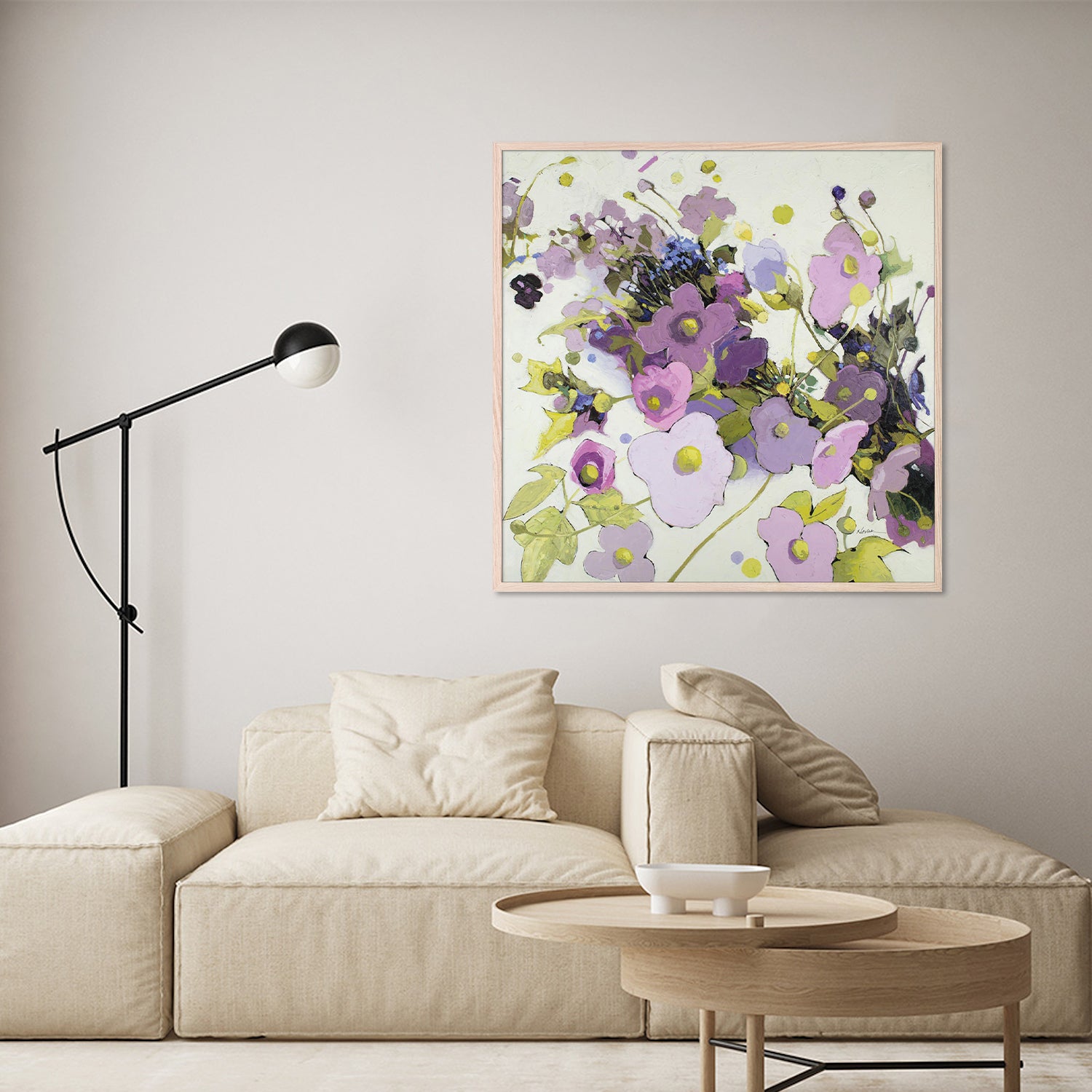 wall-art-print-canvas-poster-framed-Gardening in Mauve-8