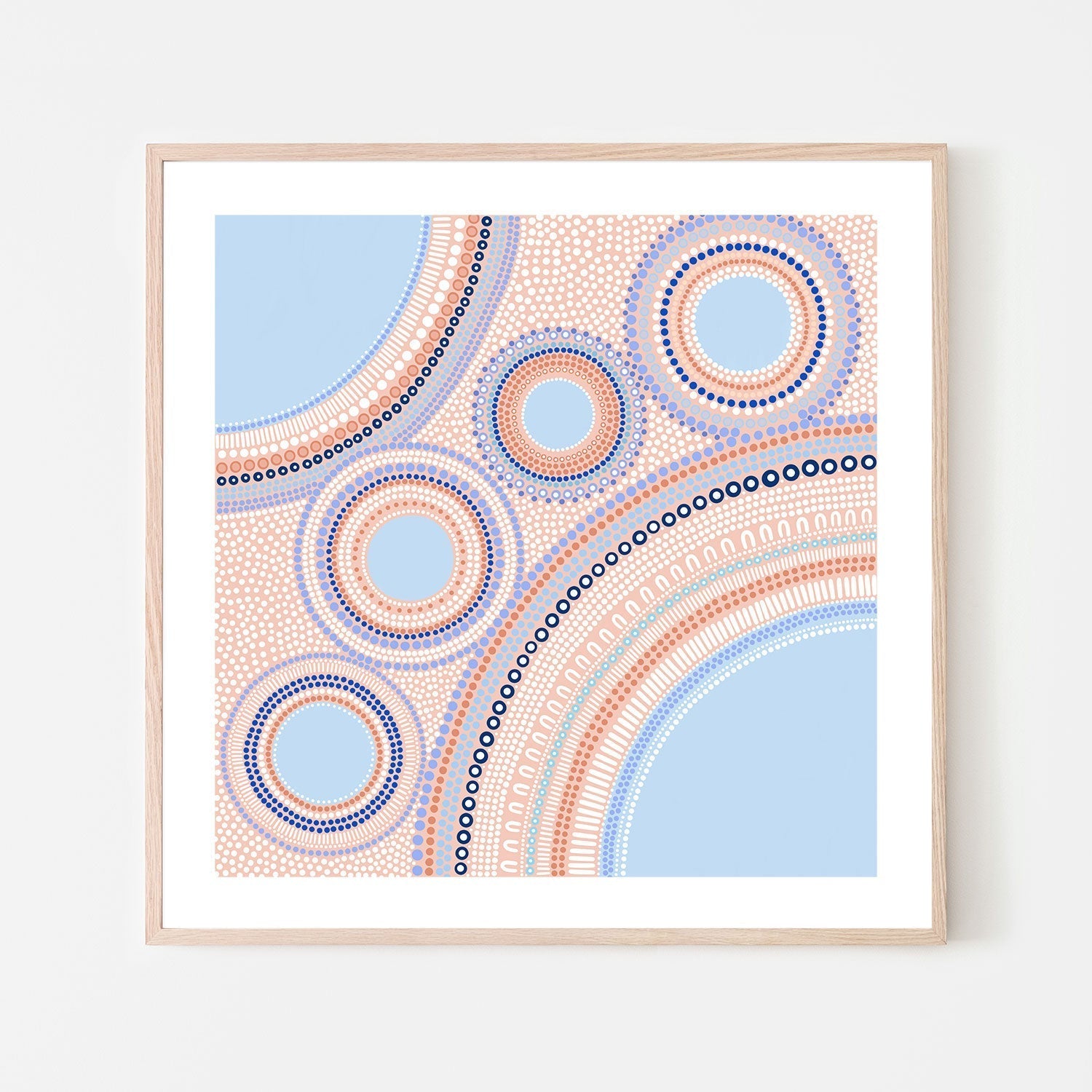 wall-art-print-canvas-poster-framed-Gathering, Style A, Blue-by-Sherri Cummins-Gioia Wall Art