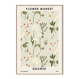wall-art-print-canvas-poster-framed-Gdańsk Flower Market-GIOIA-WALL-ART