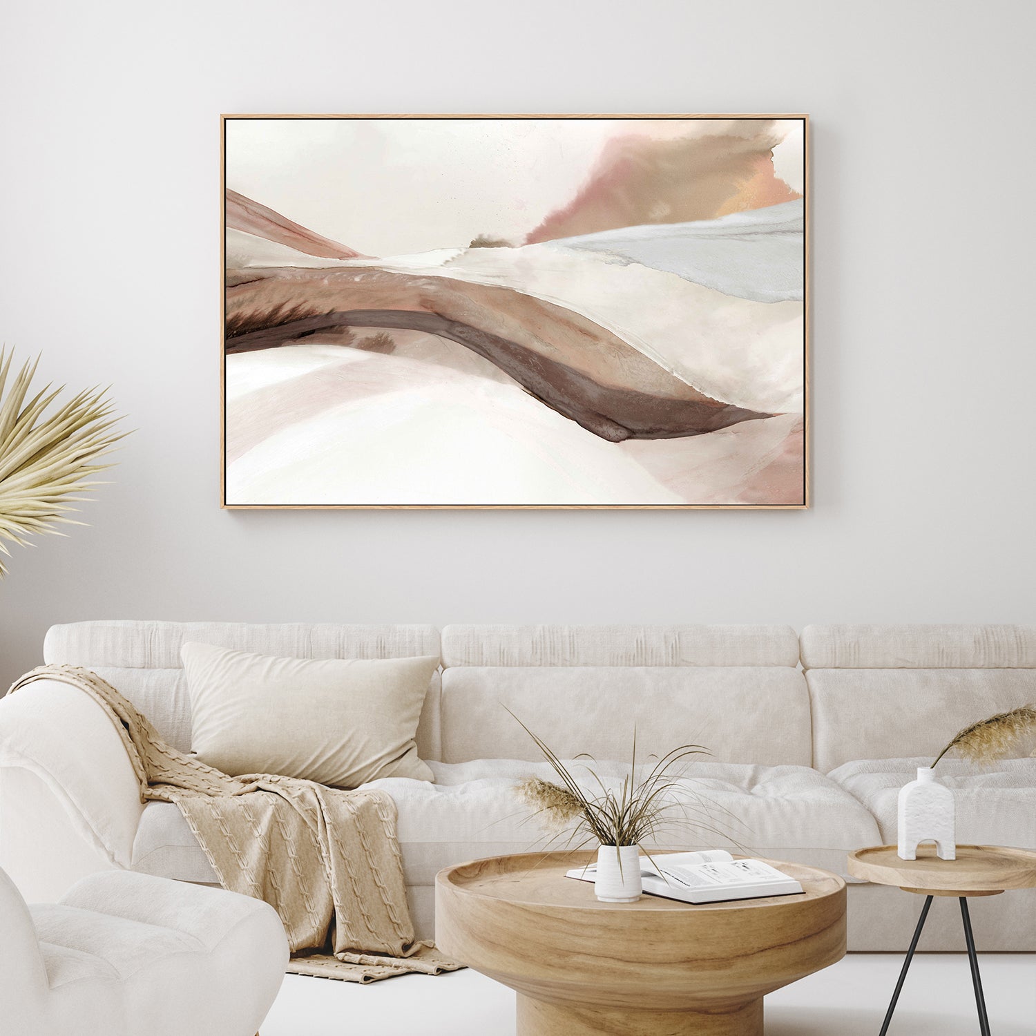 wall-art-print-canvas-poster-framed-Gentle Waves of Desert Dunes-2