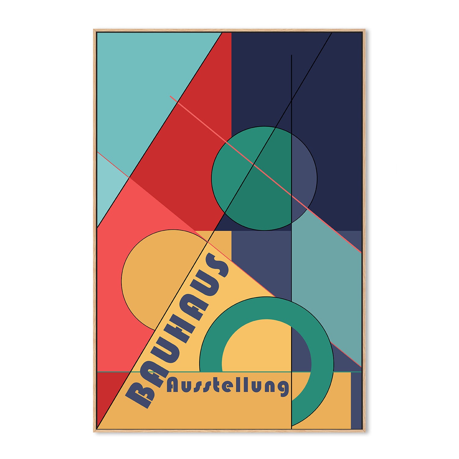 wall-art-print-canvas-poster-framed-Geometric Harmony-4