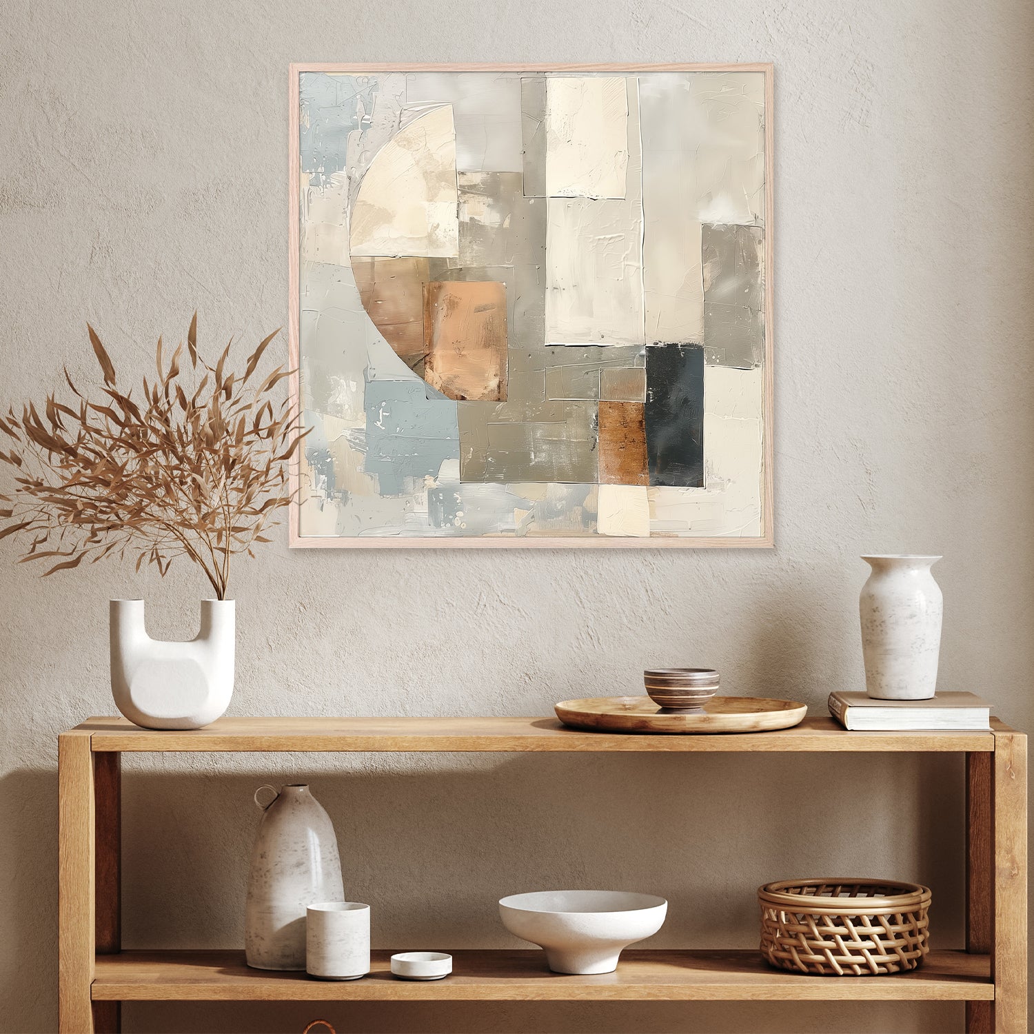 wall-art-print-canvas-poster-framed-Geometric Harmony-8