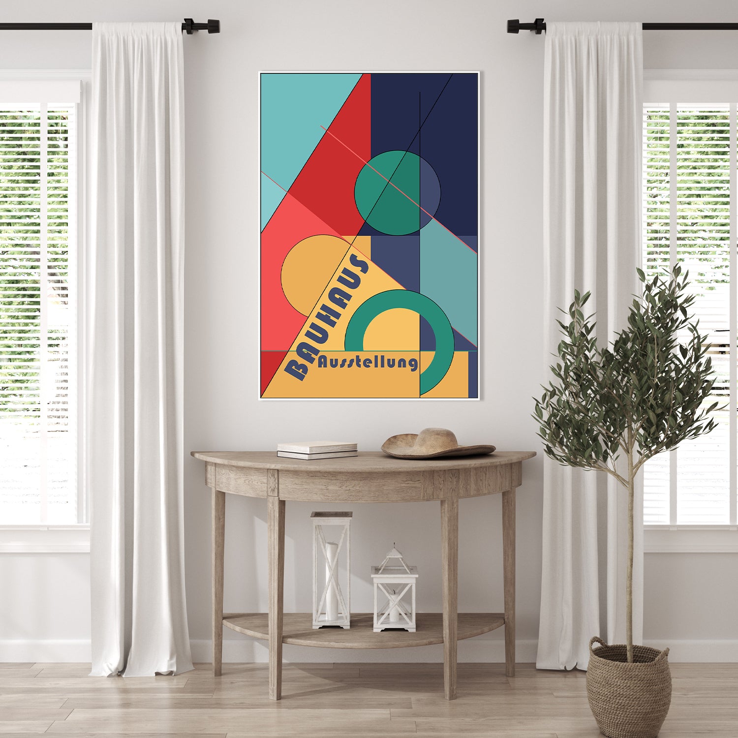 wall-art-print-canvas-poster-framed-Geometric Harmony-8