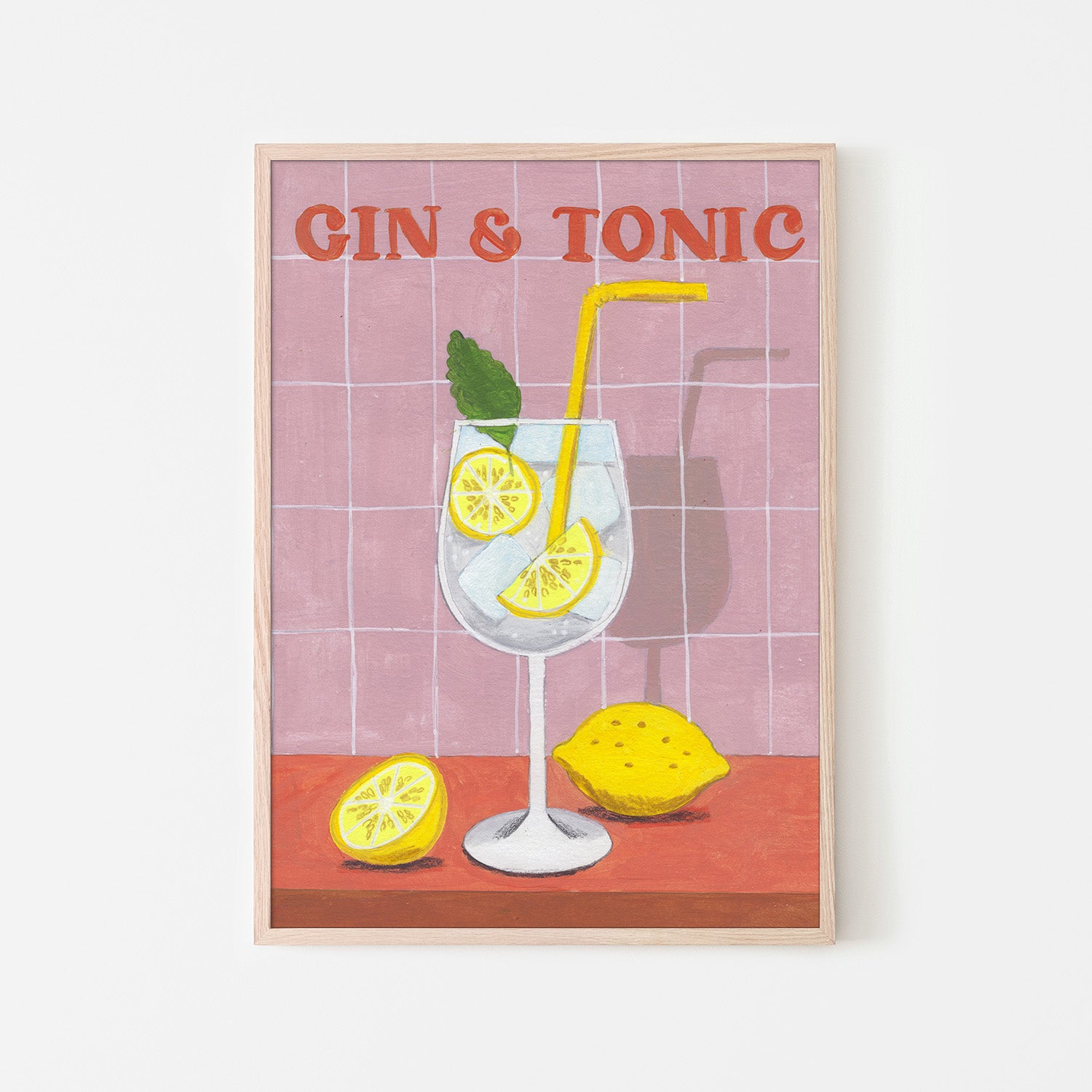 wall-art-print-canvas-poster-framed-Gin and Tonic Cocktail-6