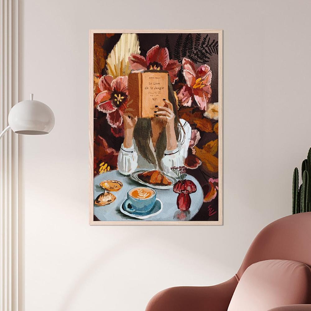 wall-art-print-canvas-poster-framed-girl with jungle book-7