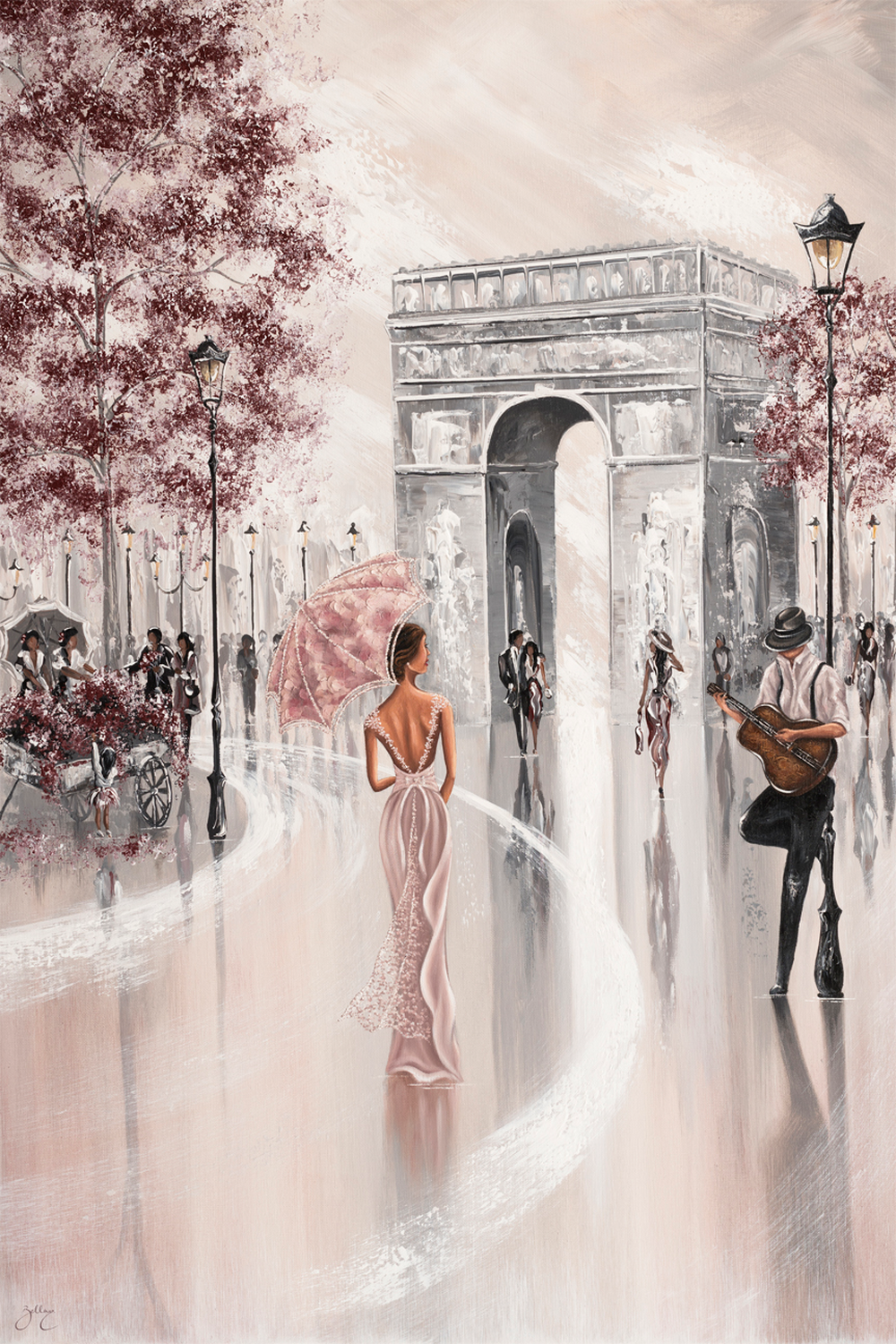 wall-art-print-canvas-poster-framed-Glimpse Paris Flair , By Isabella Karolewicz-1