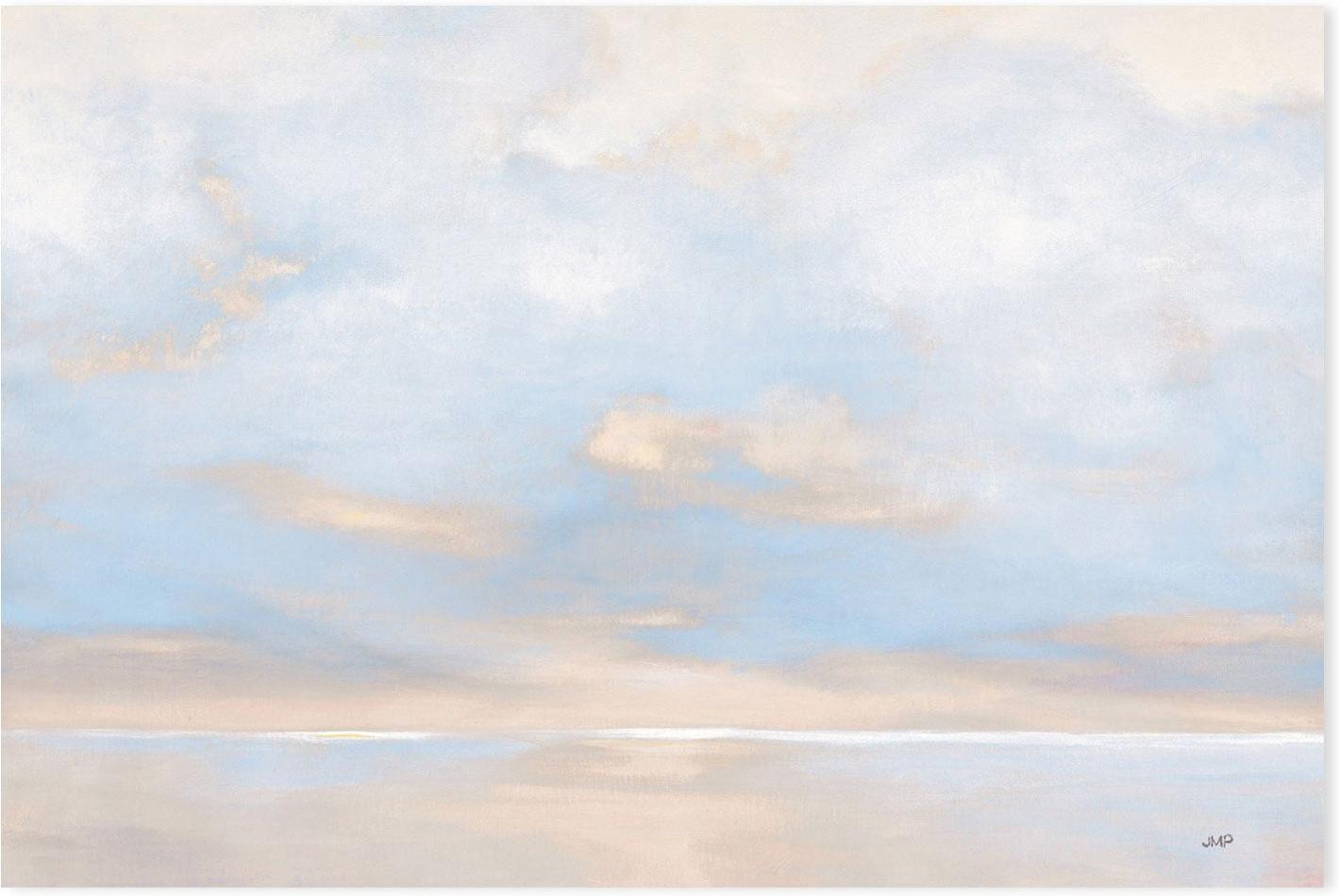 wall-art-print-canvas-poster-framed-Glint on the Horizon Blue, Style A-by-Julia Purinton-Gioia Wall Art