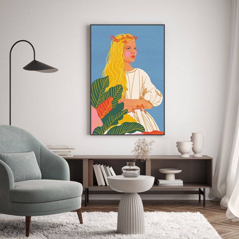 wall-art-print-canvas-poster-framed-Goddess , By Gigi Rosado-GIOIA-WALL-ART