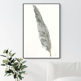 wall-art-print-canvas-poster-framed-Gold Feathers, Style B , By Lisa Audit-GIOIA-WALL-ART