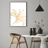 wall-art-print-canvas-poster-framed-Gold Lily, Style C-GIOIA-WALL-ART