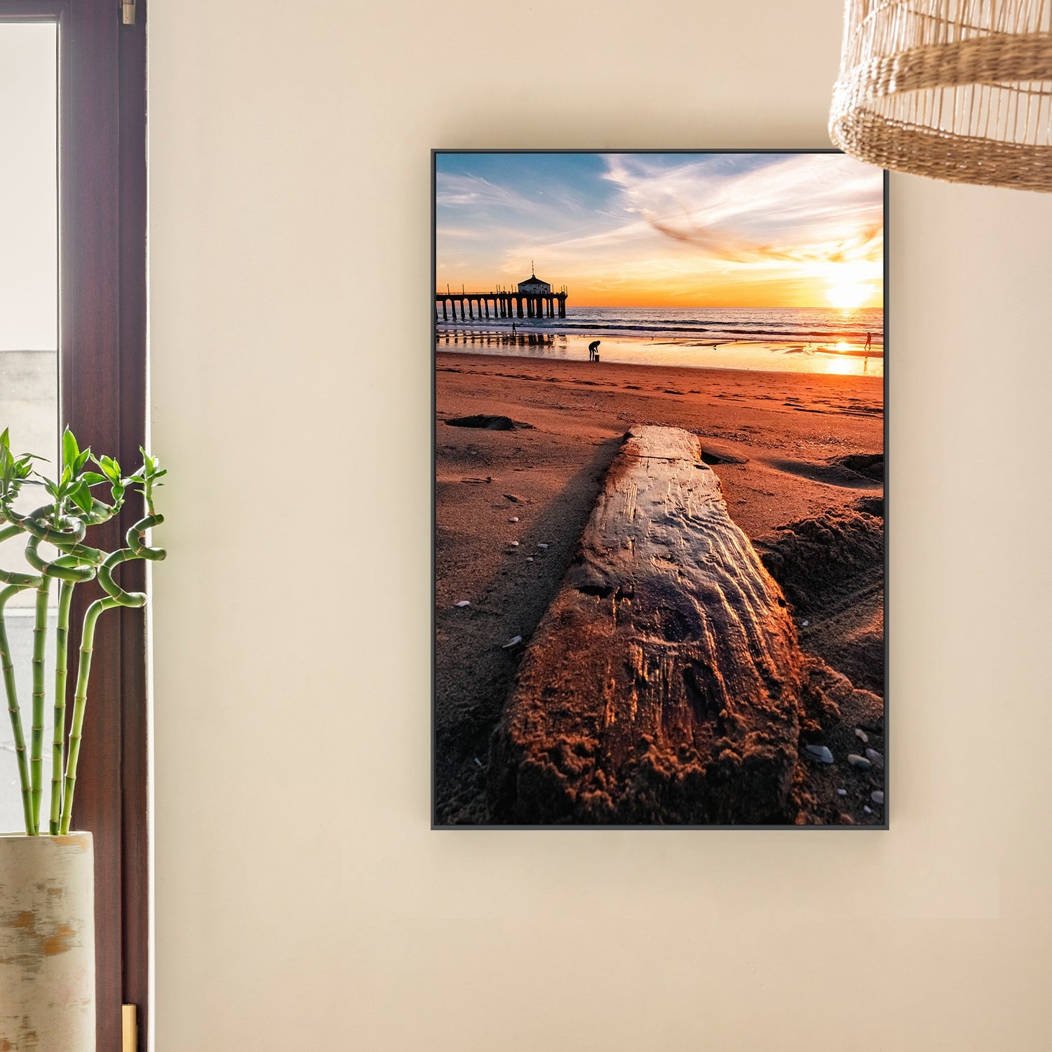 wall-art-print-canvas-poster-framed-Golden Beach , By Richard Podgurski-2