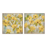 wall-art-print-canvas-poster-framed-Golden Bloom, Set Of 2-by-Silvia Vassileva-Gioia Wall Art