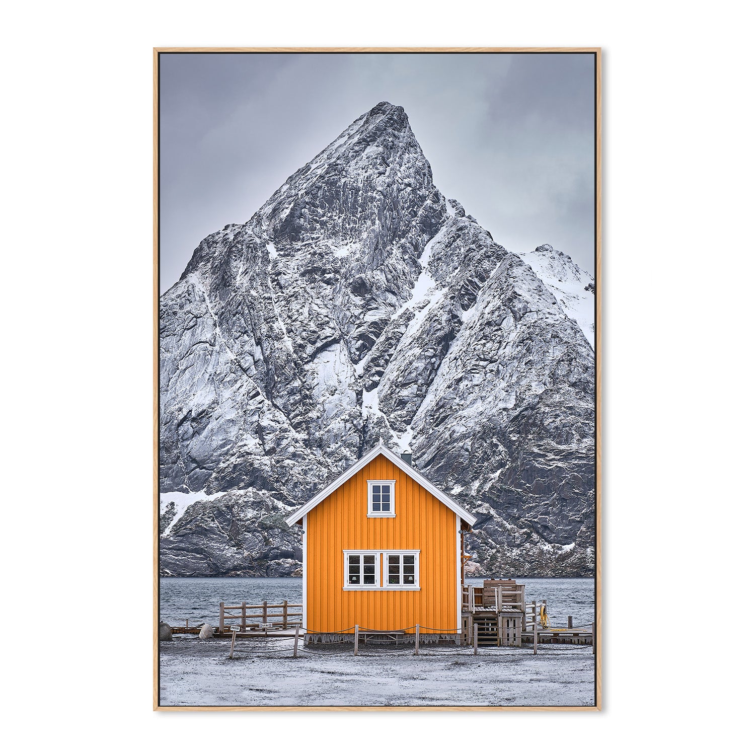 wall-art-print-canvas-poster-framed-Golden Cabin-4